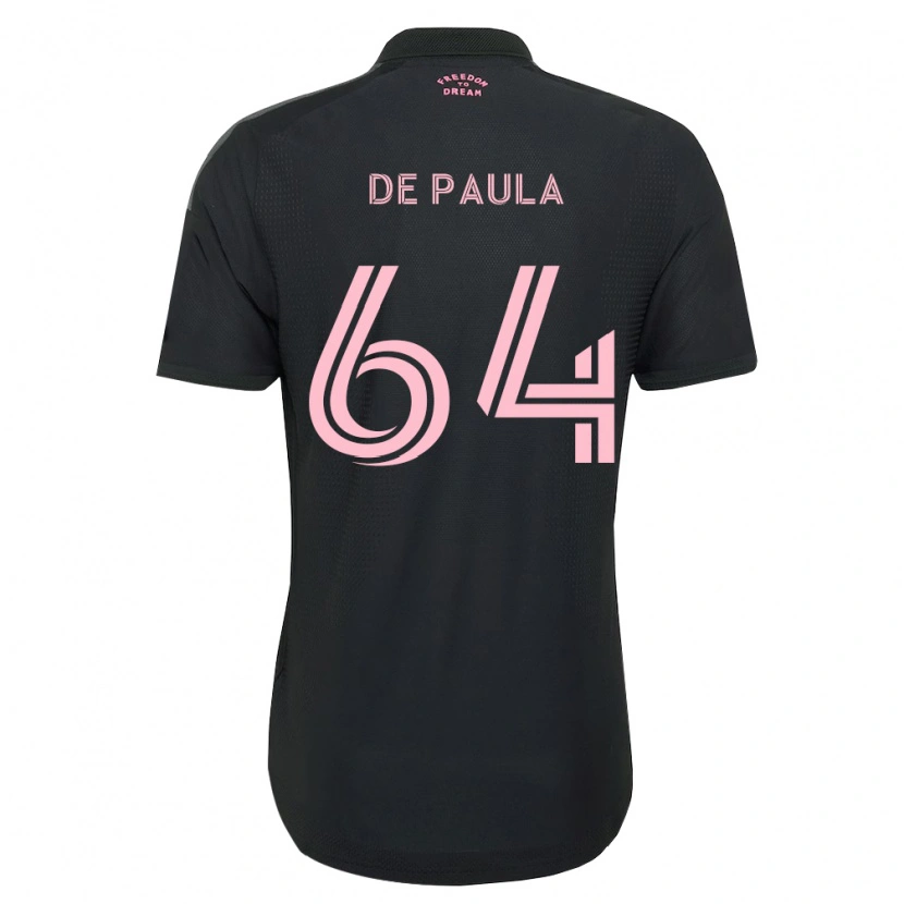 Danxen Hombre Camiseta Matteo De Paula #64 Rosa Negro Blanco 2ª Equipación 2026/27 La Camisa México