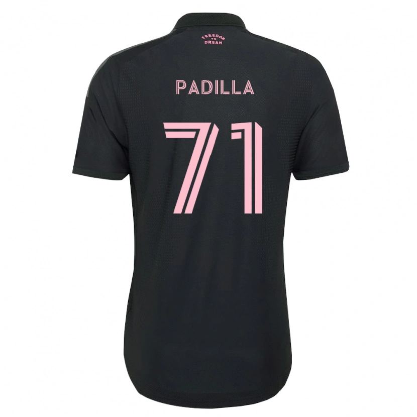 Danxen Hombre Camiseta Alexander Padilla #71 Rosa Negro Blanco 2ª Equipación 2026/27 La Camisa México