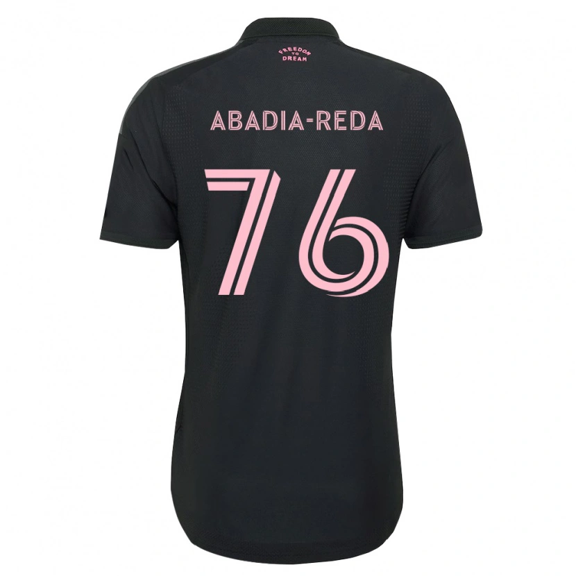 Danxen Hombre Camiseta Ezequiel Abadia-Reda #76 Rosa Negro Blanco 2ª Equipación 2026/27 La Camisa México