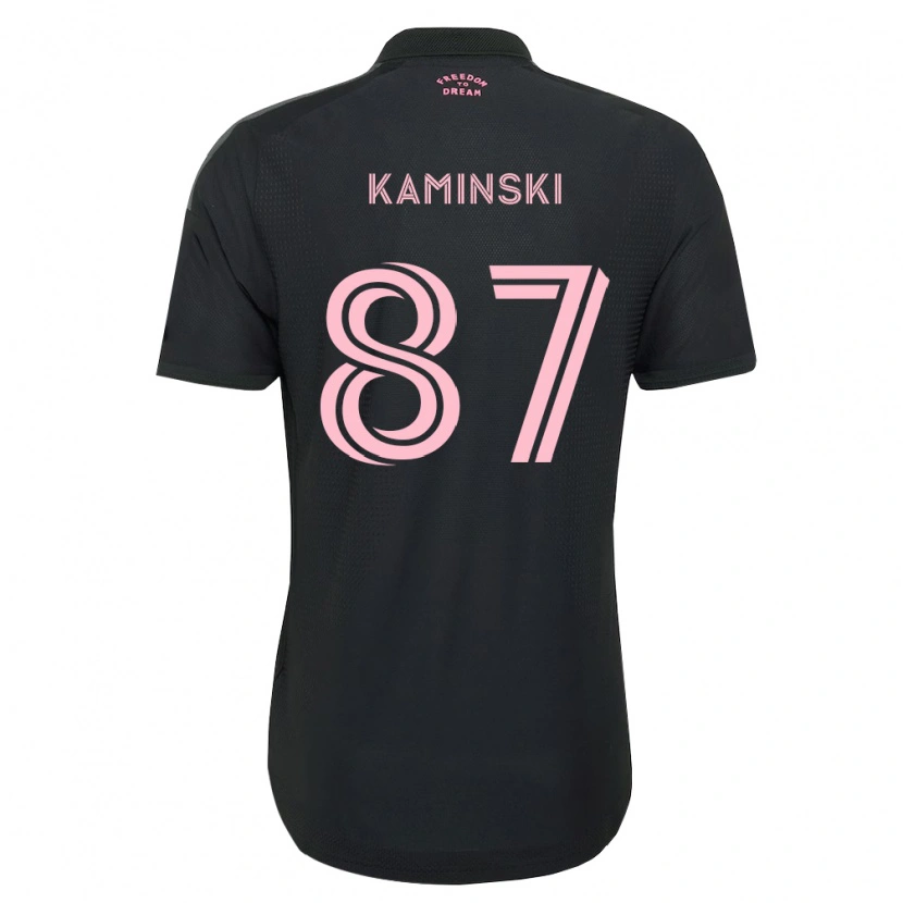 Danxen Hombre Camiseta Brett Kaminski #87 Rosa Negro Blanco 2ª Equipación 2026/27 La Camisa México