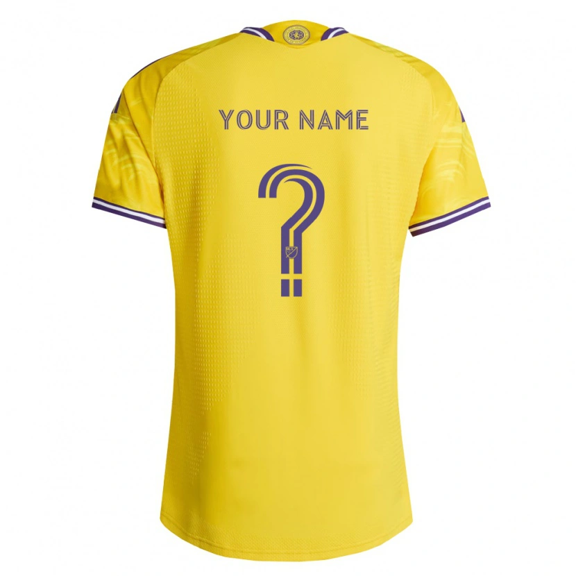 Danxen Hombre Camiseta Su Nombre #0 Amarillo Morado 2ª Equipación 2026/27 La Camisa México