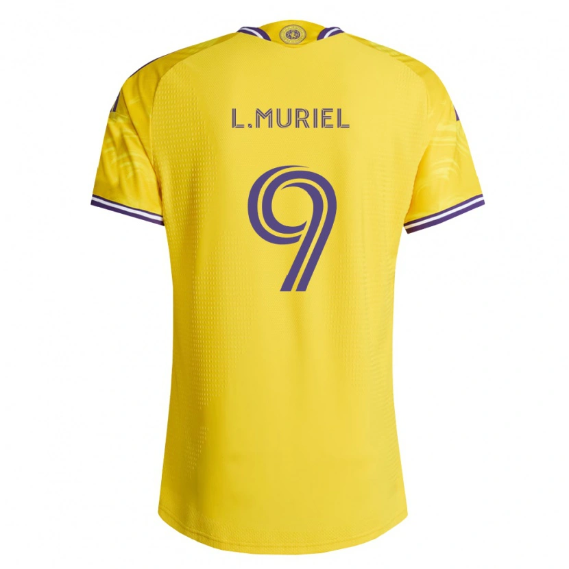 Danxen Hombre Camiseta Luis Muriel #9 Amarillo Morado 2ª Equipación 2026/27 La Camisa México