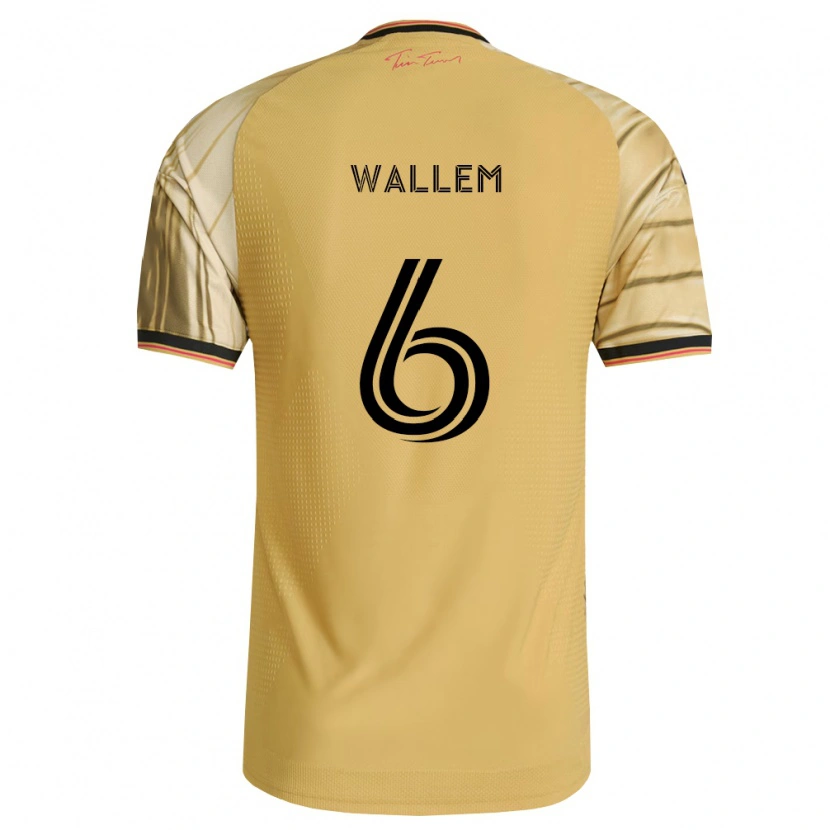 Danxen Hombre Camiseta Conrad Wallem #6 Marrón Amarillo Negro 2ª Equipación 2026/27 La Camisa México