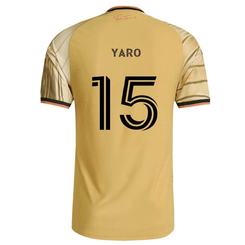 Danxen Hombre Camiseta Joshua Yaro #15 Marrón Amarillo Negro 2ª Equipación 2026/27 La Camisa México
