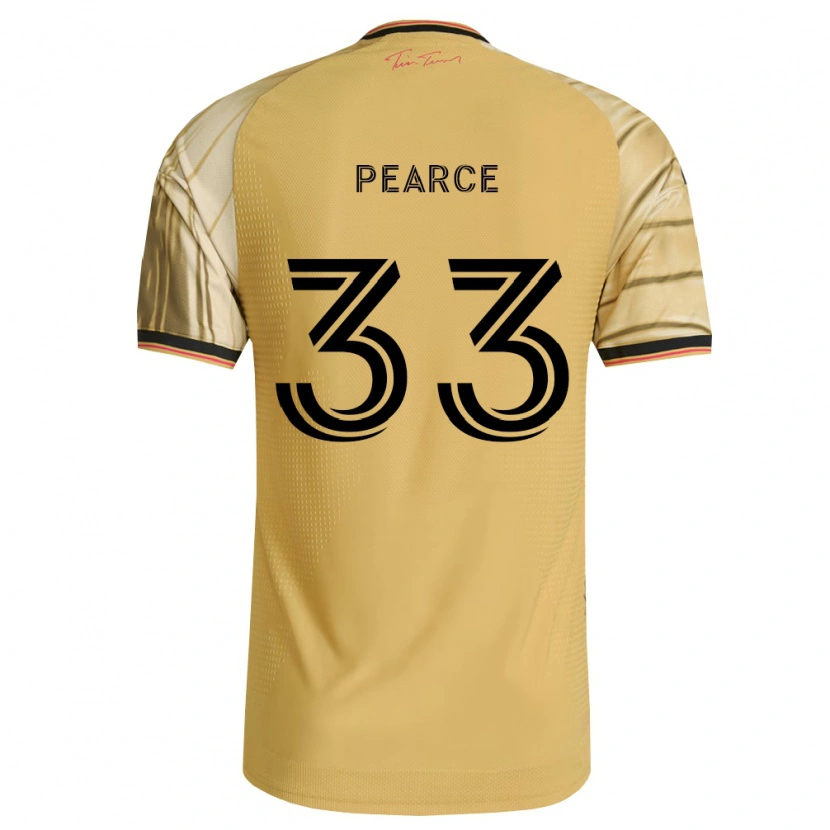 Danxen Hombre Camiseta Tyson Pearce #33 Marrón Amarillo Negro 2ª Equipación 2026/27 La Camisa México