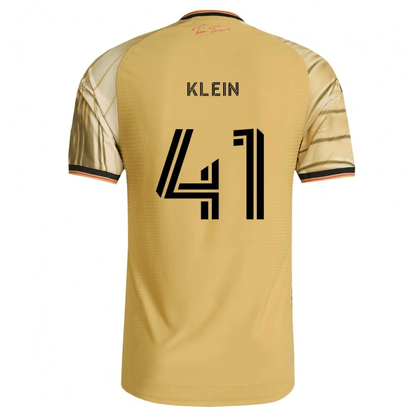 Danxen Hombre Camiseta Johnny Klein #41 Marrón Amarillo Negro 2ª Equipación 2026/27 La Camisa México