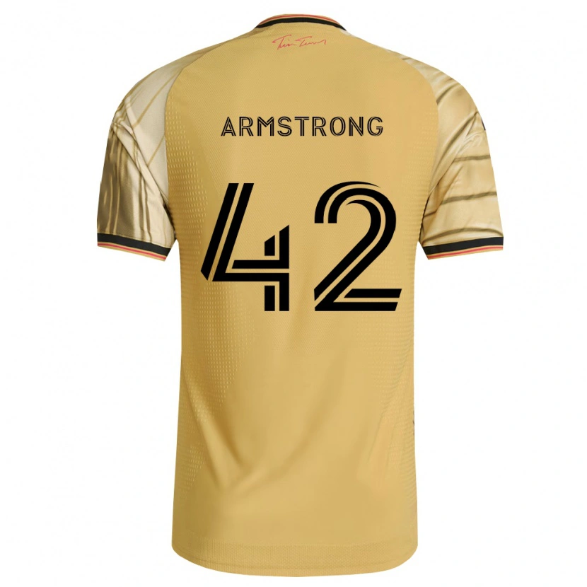 Danxen Hombre Camiseta Ezra Armstrong #42 Marrón Amarillo Negro 2ª Equipación 2026/27 La Camisa México
