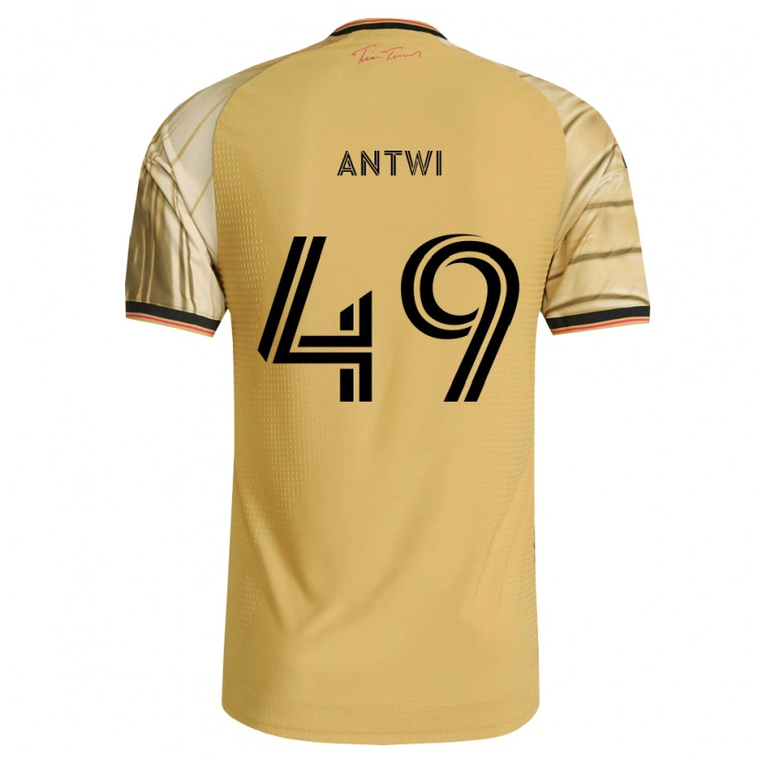 Danxen Hombre Camiseta Seth Antwi #49 Marrón Amarillo Negro 2ª Equipación 2026/27 La Camisa México