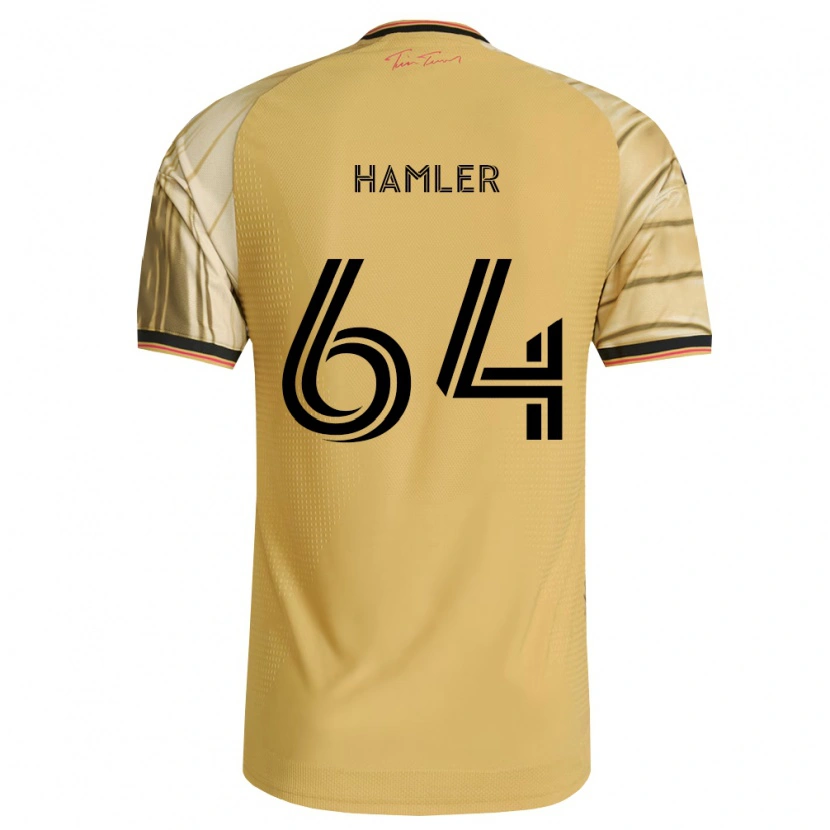 Danxen Hombre Camiseta Cobe Hamler #64 Marrón Amarillo Negro 2ª Equipación 2026/27 La Camisa México