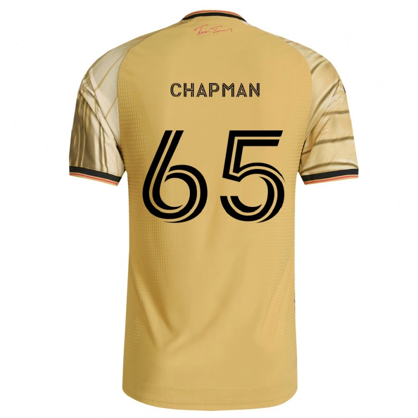 Danxen Hombre Camiseta Owen Chapman #65 Marrón Amarillo Negro 2ª Equipación 2026/27 La Camisa México
