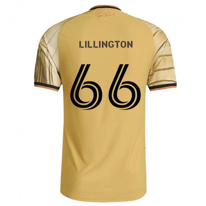 Danxen Hombre Camiseta Zack Lillington #66 Marrón Amarillo Negro 2ª Equipación 2026/27 La Camisa México