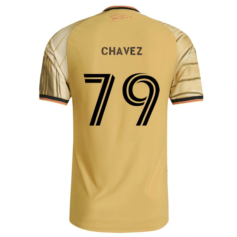 Danxen Hombre Camiseta Emiliano Chavez #79 Marrón Amarillo Negro 2ª Equipación 2026/27 La Camisa México