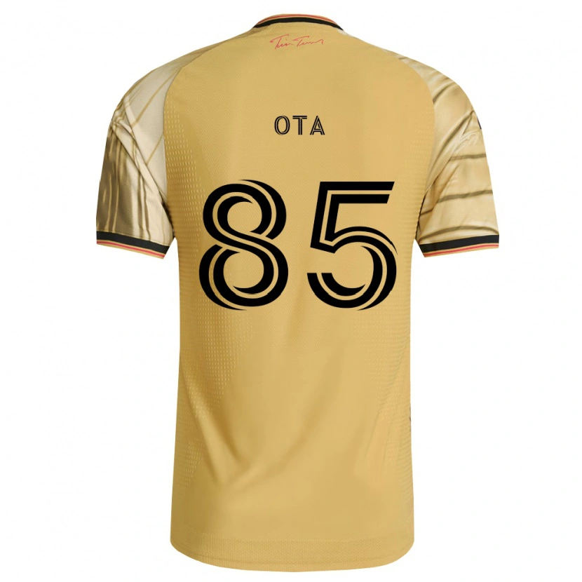 Danxen Hombre Camiseta Yuichiro Ota #85 Marrón Amarillo Negro 2ª Equipación 2026/27 La Camisa México
