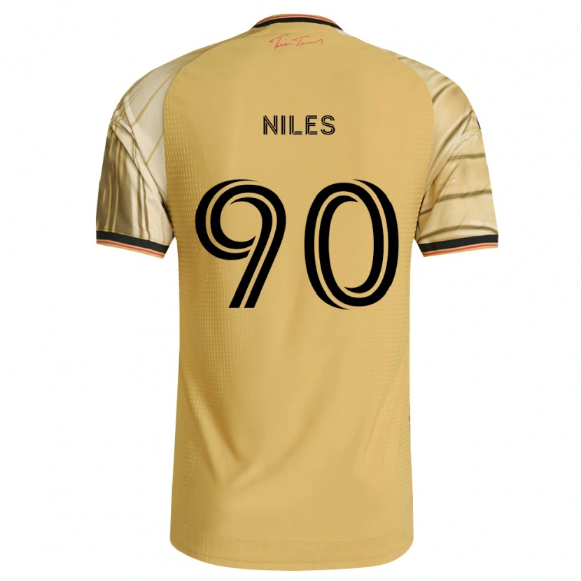 Danxen Hombre Camiseta Eddie Niles #90 Marrón Amarillo Negro 2ª Equipación 2026/27 La Camisa México