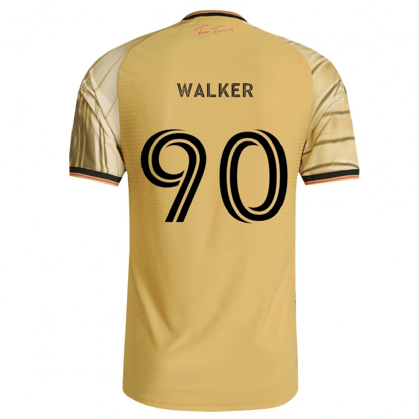 Danxen Hombre Camiseta Eric Walker #90 Marrón Amarillo Negro 2ª Equipación 2026/27 La Camisa México