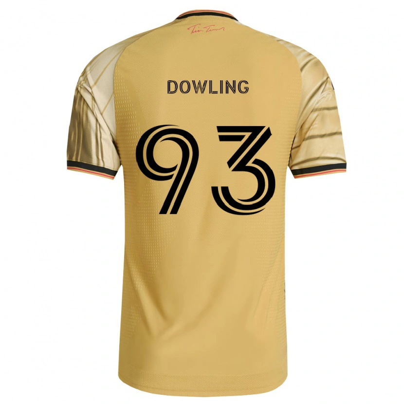 Danxen Hombre Camiseta Drew Dowling #93 Marrón Amarillo Negro 2ª Equipación 2026/27 La Camisa México
