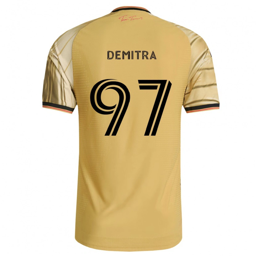 Danxen Hombre Camiseta Lucas Demitra #97 Marrón Amarillo Negro 2ª Equipación 2026/27 La Camisa México