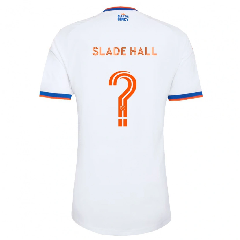 Danxen Hombre Camiseta Slade Hall #0 Blanco Azul Marino Naranja 2ª Equipación 2026/27 La Camisa México