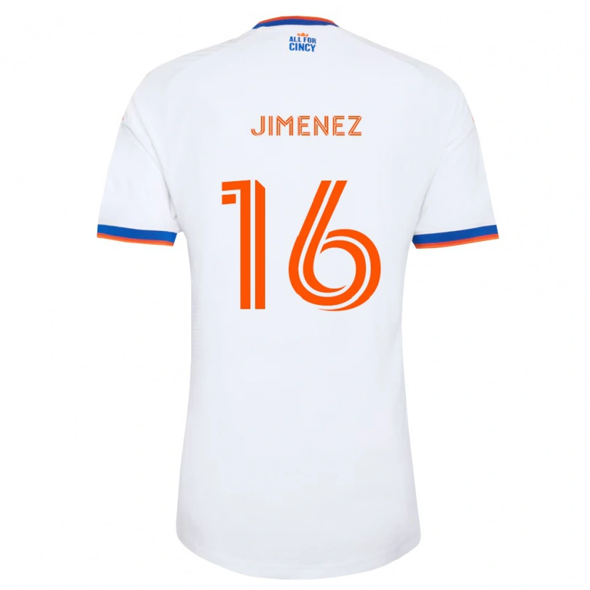 Danxen Hombre Camiseta Joshua Jimenez #16 Blanco Azul Marino Naranja 2ª Equipación 2026/27 La Camisa México