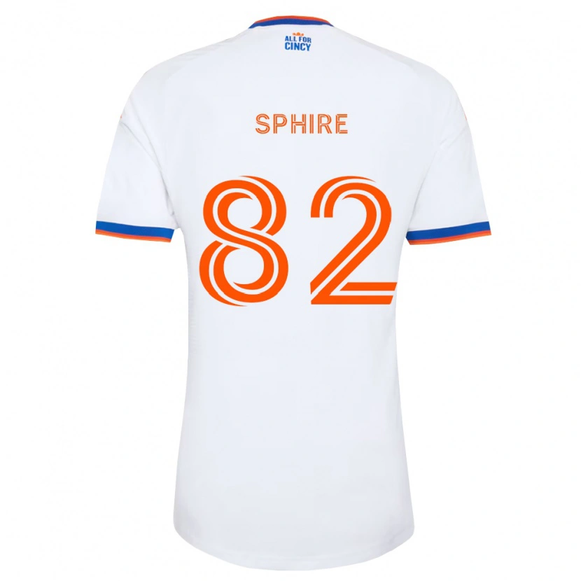 Danxen Hombre Camiseta Camden Sphire #82 Blanco Azul Marino Naranja 2ª Equipación 2026/27 La Camisa México