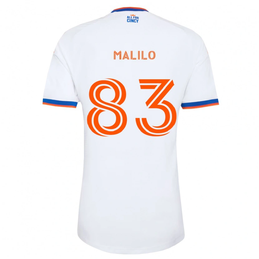 Danxen Hombre Camiseta Chance Malilo #83 Blanco Azul Marino Naranja 2ª Equipación 2026/27 La Camisa México