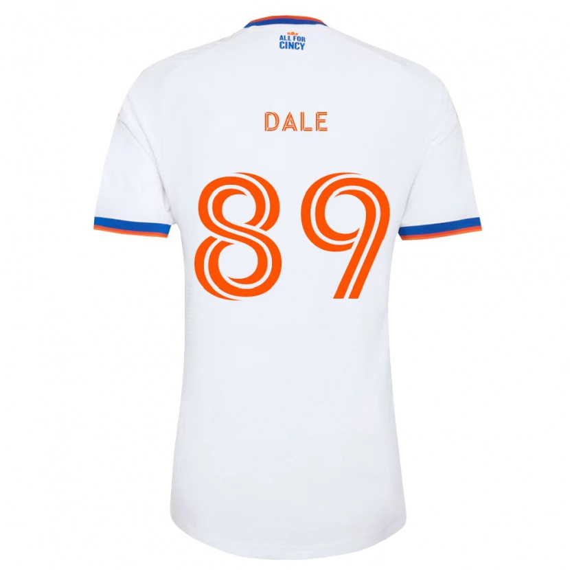 Danxen Hombre Camiseta Connor Dale #89 Blanco Azul Marino Naranja 2ª Equipación 2026/27 La Camisa México