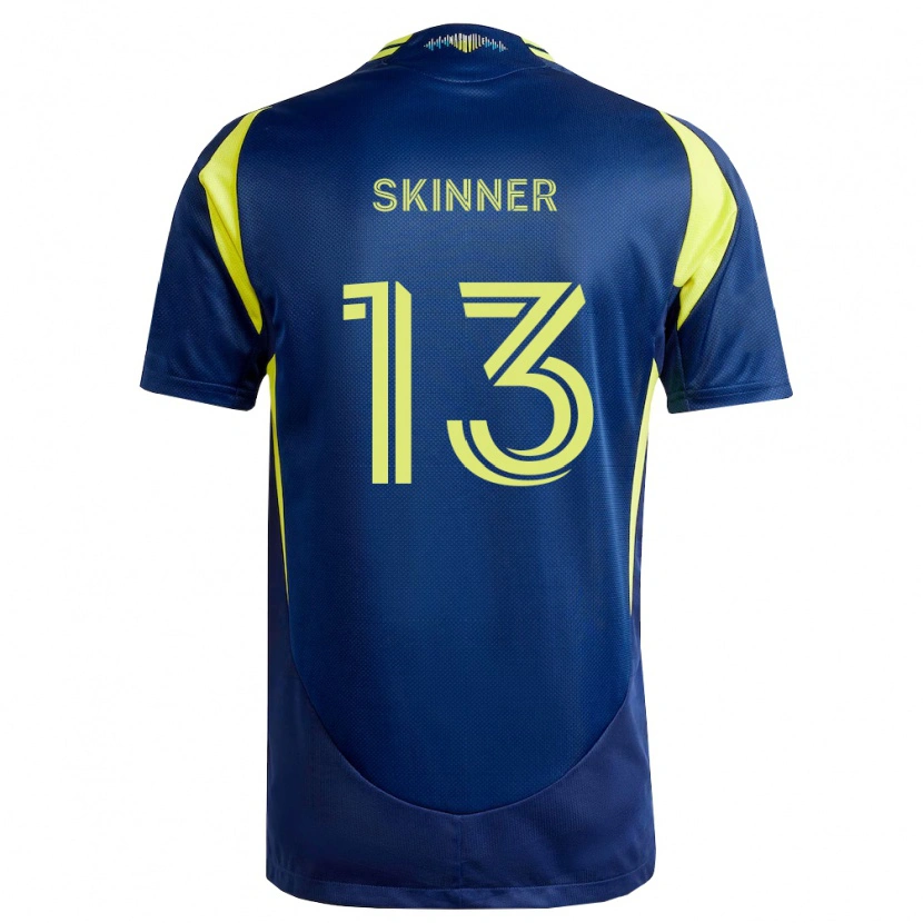 Danxen Hombre Camiseta Joey Skinner #13 Amarillo Azul Marino 2ª Equipación 2026/27 La Camisa México
