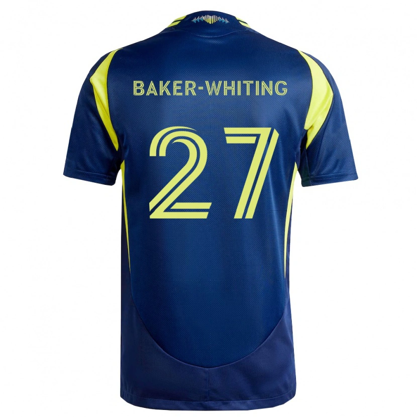 Danxen Hombre Camiseta Reed Baker-Whiting #27 Amarillo Azul Marino 2ª Equipación 2026/27 La Camisa México