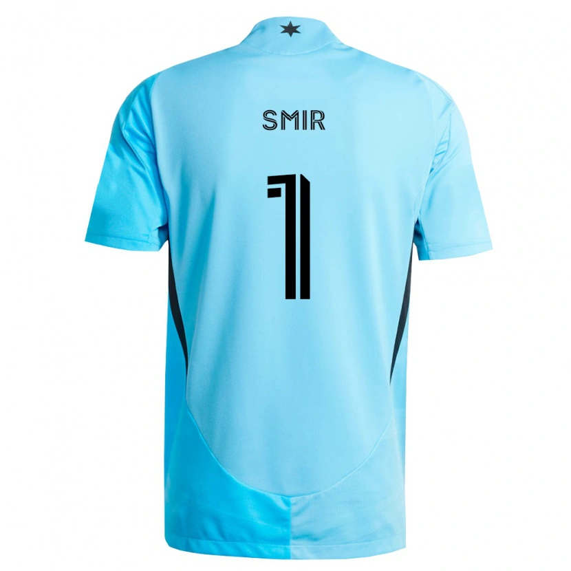 Danxen Hombre Camiseta Alec Smir #1 Azul Claro Negro 2ª Equipación 2026/27 La Camisa México