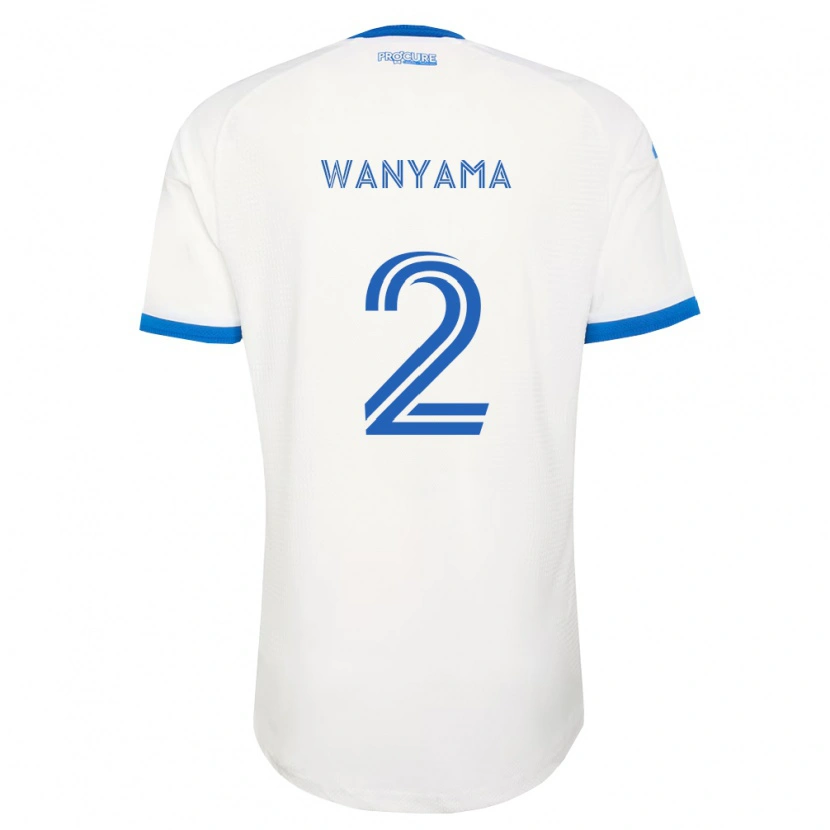 Danxen Hombre Camiseta Victor Wanyama #2 Azul Cielo Blanco 2ª Equipación 2026/27 La Camisa México
