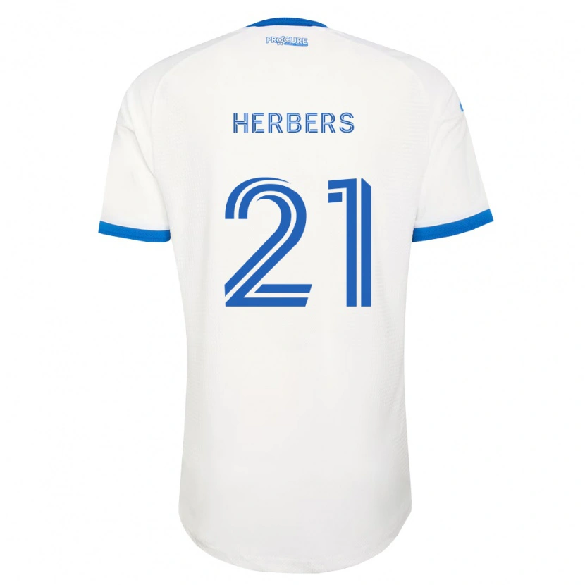 Danxen Hombre Camiseta Fabian Herbers #21 Azul Cielo Blanco 2ª Equipación 2026/27 La Camisa México