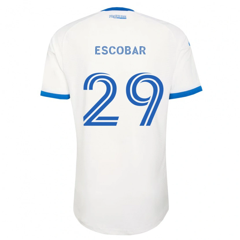 Danxen Hombre Camiseta Olger Escobar #29 Azul Cielo Blanco 2ª Equipación 2026/27 La Camisa México