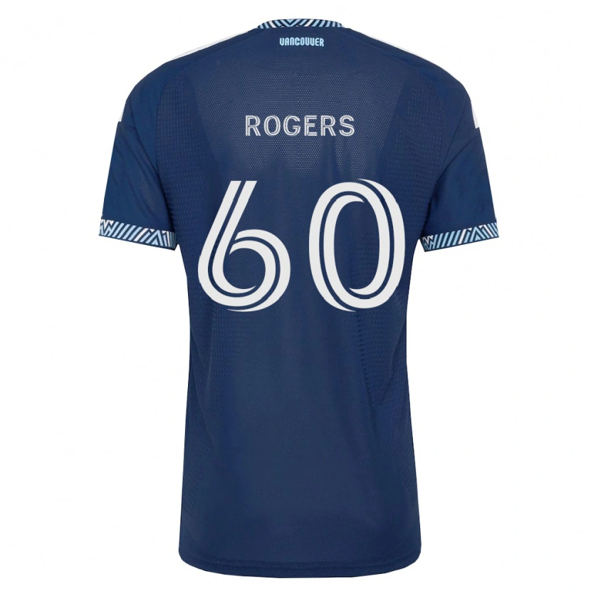 Danxen Hombre Camiseta Sam Rogers #60 Azul Profundo Blanco 2ª Equipación 2026/27 La Camisa México