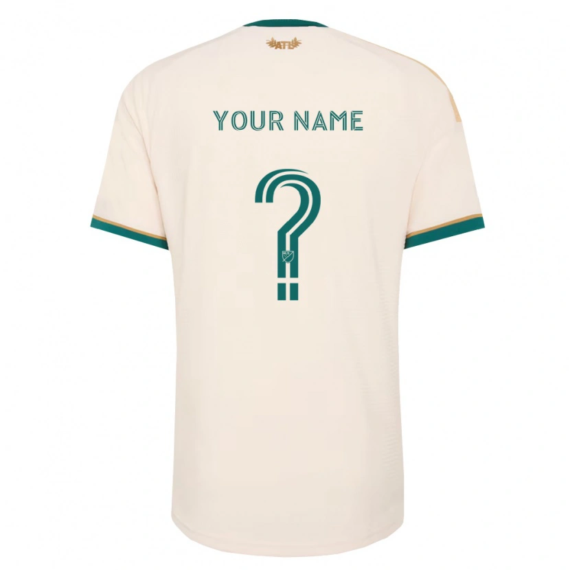 Danxen Hombre Camiseta Su Nombre #0 Verde Champán 2ª Equipación 2026/27 La Camisa México