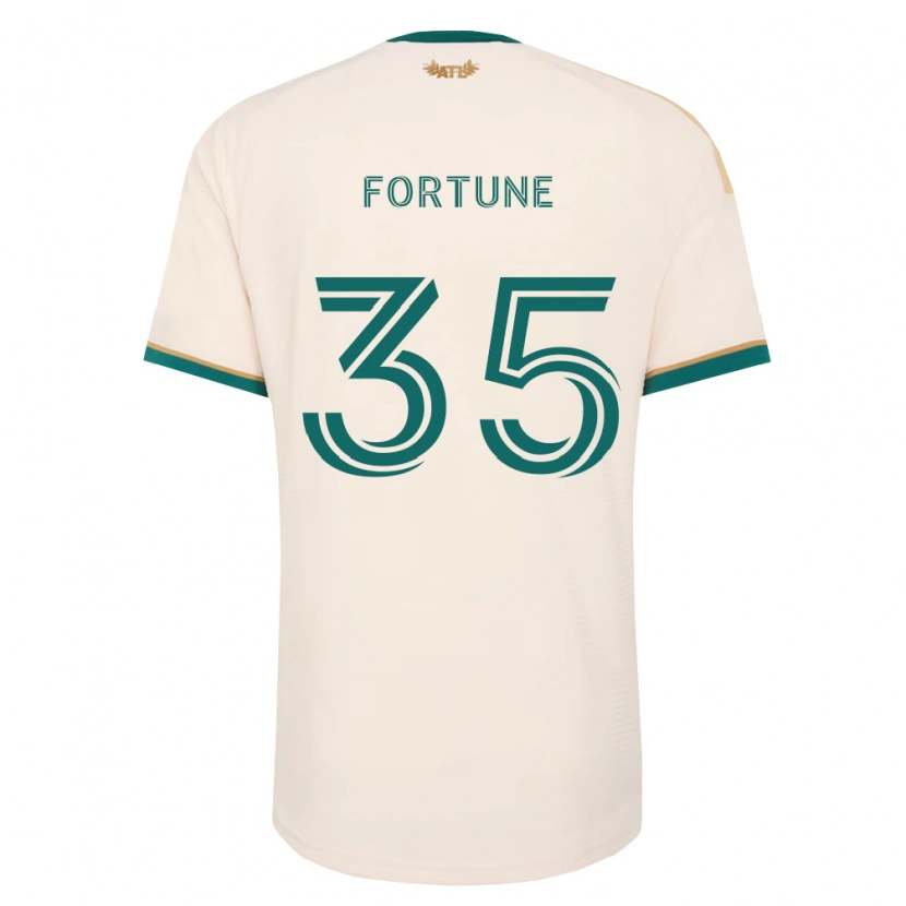 Danxen Hombre Camiseta Ajani Fortune #35 Verde Champán 2ª Equipación 2026/27 La Camisa México