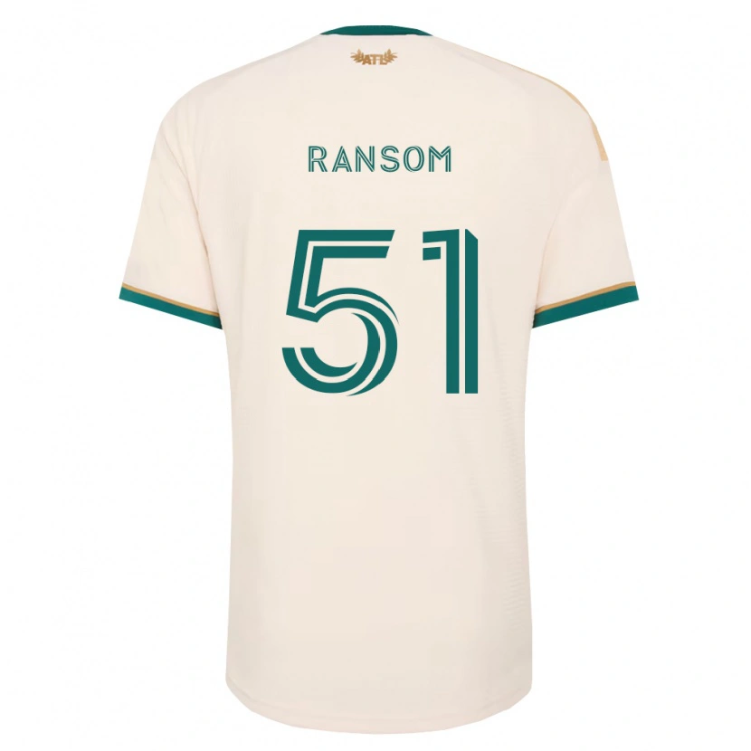 Danxen Hombre Camiseta Jonathan Ransom #51 Verde Champán 2ª Equipación 2026/27 La Camisa México