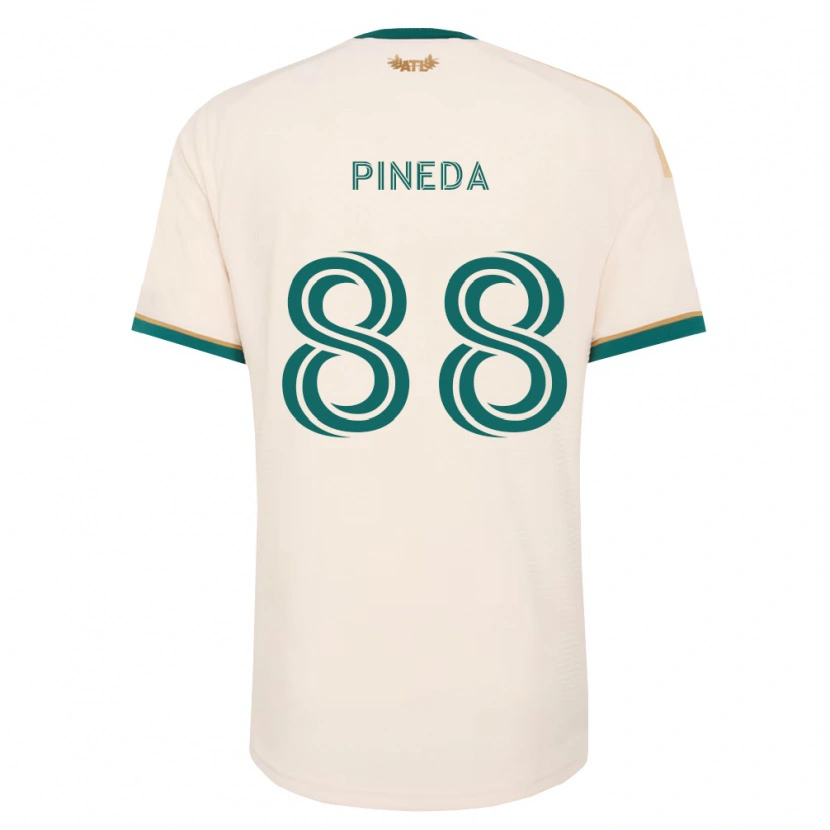 Danxen Hombre Camiseta Miguel Pineda #88 Verde Champán 2ª Equipación 2026/27 La Camisa México