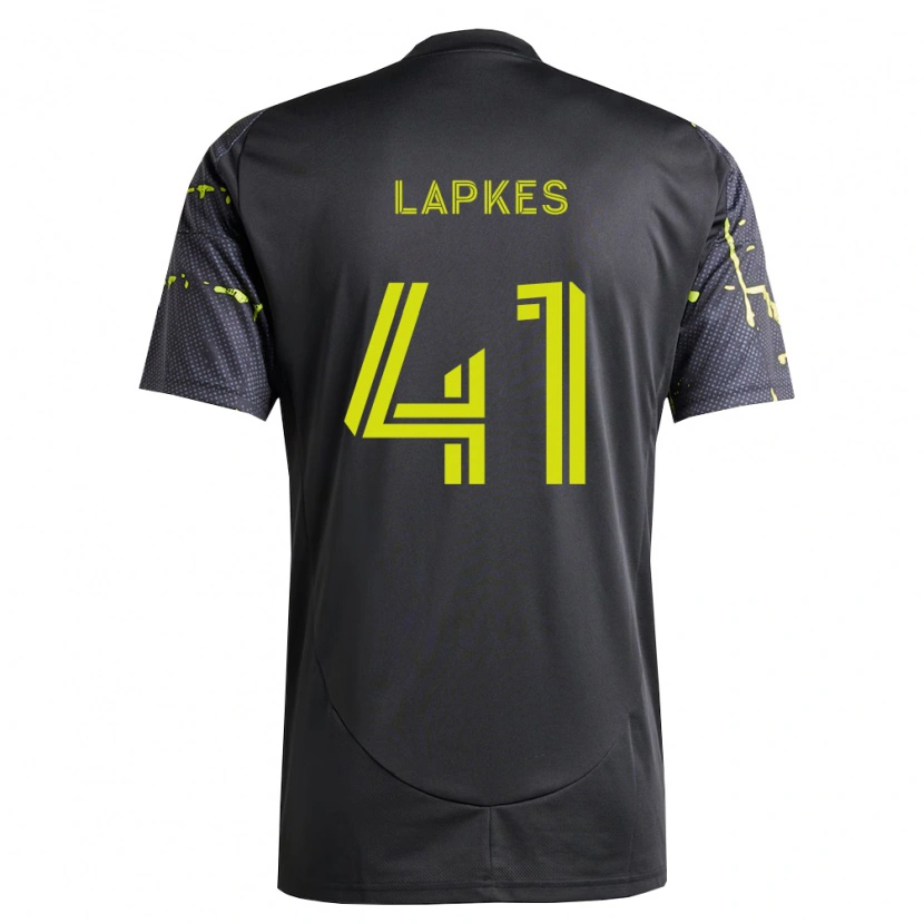 Danxen Hombre Camiseta Stanislav Lapkes #41 Amarillo Fluorescente Negro 2ª Equipación 2026/27 La Camisa México