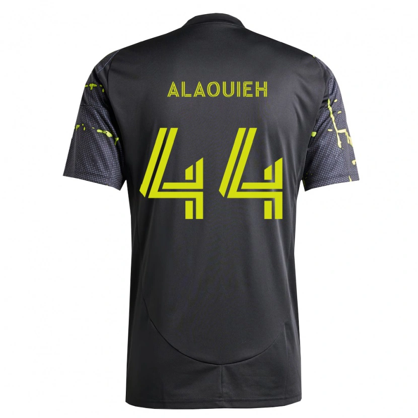 Danxen Hombre Camiseta Anthony Alaouieh #44 Amarillo Fluorescente Negro 2ª Equipación 2026/27 La Camisa México