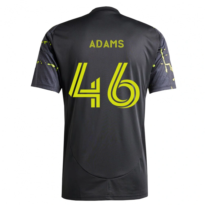 Danxen Hombre Camiseta Chase Adams #46 Amarillo Fluorescente Negro 2ª Equipación 2026/27 La Camisa México