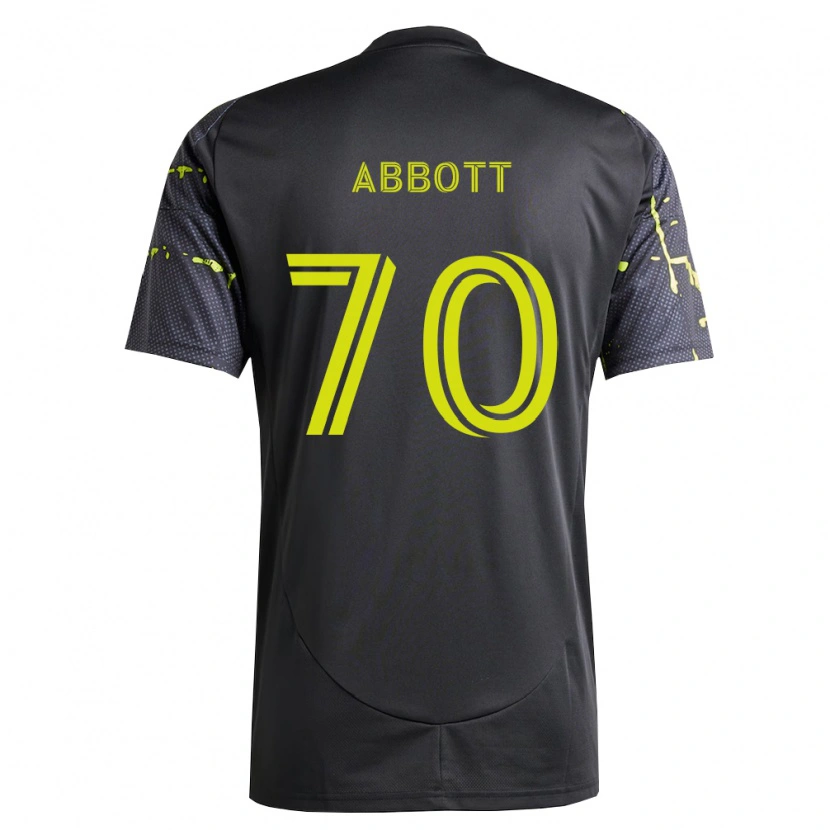 Danxen Hombre Camiseta Keller Abbott #70 Amarillo Fluorescente Negro 2ª Equipación 2026/27 La Camisa México