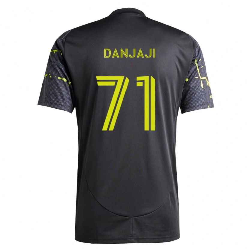 Danxen Hombre Camiseta Jamil Danjaji #71 Amarillo Fluorescente Negro 2ª Equipación 2026/27 La Camisa México