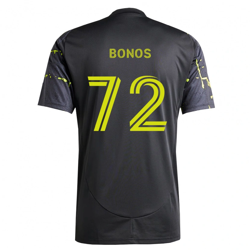 Danxen Hombre Camiseta Jackson Bonos #72 Amarillo Fluorescente Negro 2ª Equipación 2026/27 La Camisa México