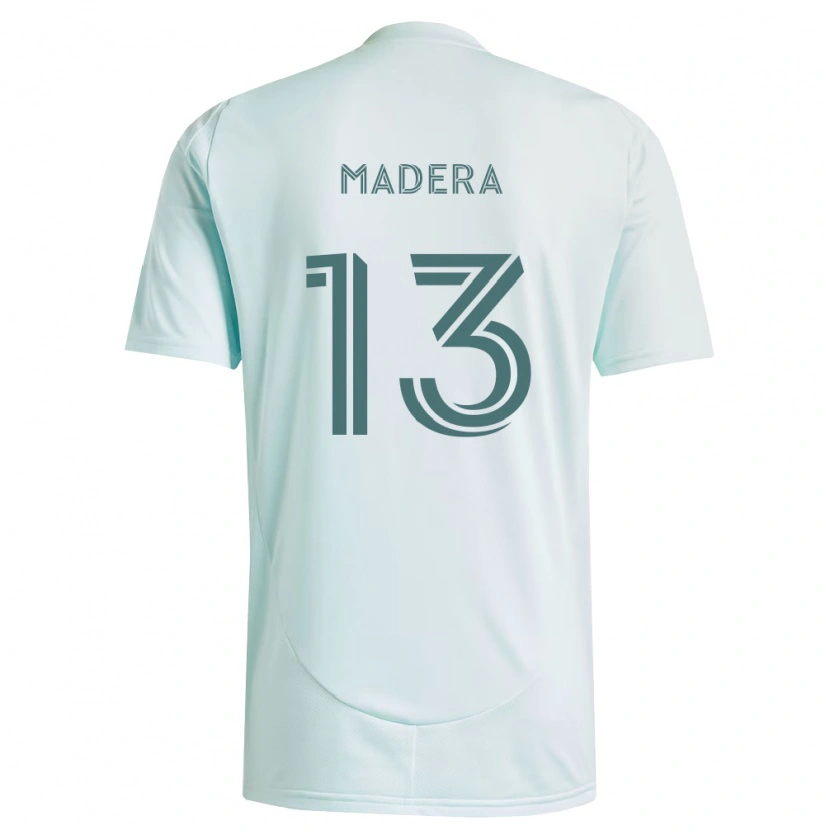 Danxen Hombre Camiseta Cristopher Madera #13 Blanco Verde Claro 2ª Equipación 2026/27 La Camisa México