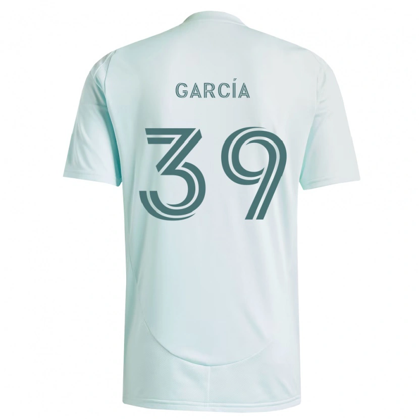 Danxen Hombre Camiseta Luis García #39 Blanco Verde Claro 2ª Equipación 2026/27 La Camisa México