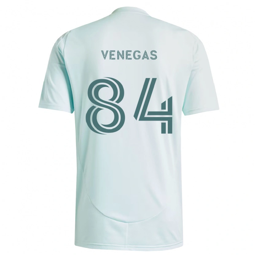 Danxen Hombre Camiseta Pedro Venegas #84 Blanco Verde Claro 2ª Equipación 2026/27 La Camisa México
