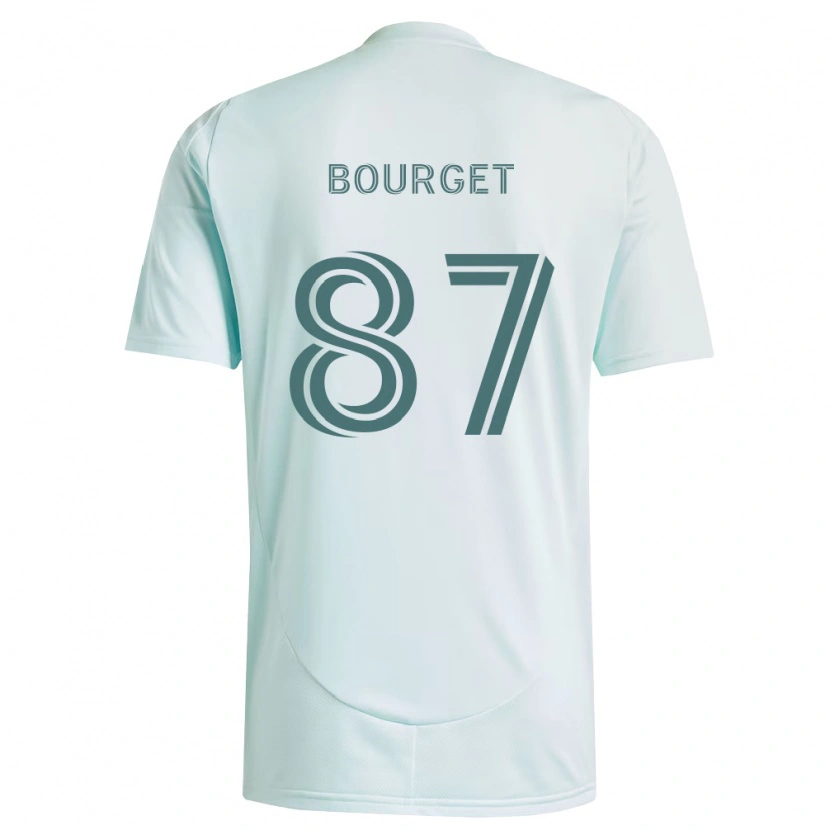 Danxen Hombre Camiseta Sebastian Bourget #87 Blanco Verde Claro 2ª Equipación 2026/27 La Camisa México
