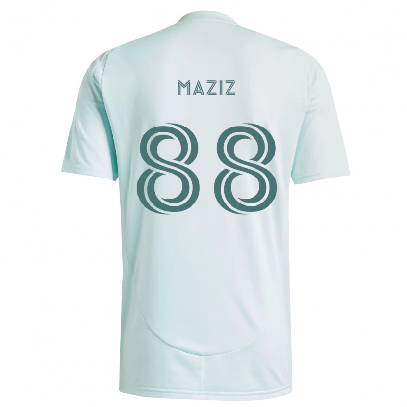 Danxen Hombre Camiseta Youssef Maziz #88 Blanco Verde Claro 2ª Equipación 2026/27 La Camisa México
