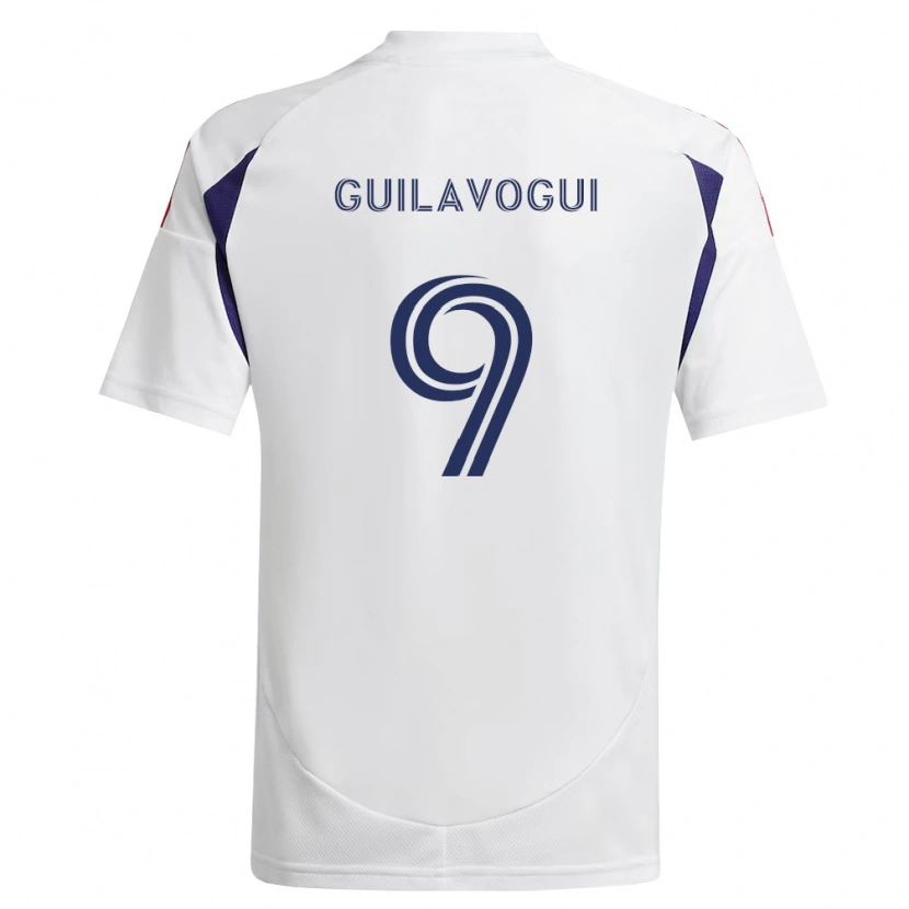 Danxen Hombre Camiseta Morgan Guilavogui #9 Azul Real Rojo Marrón 2ª Equipación 2026/27 La Camisa México