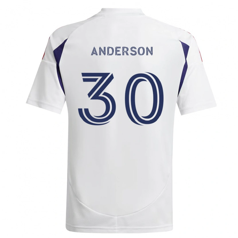 Danxen Hombre Camiseta Owen Anderson #30 Azul Real Rojo Marrón 2ª Equipación 2026/27 La Camisa México
